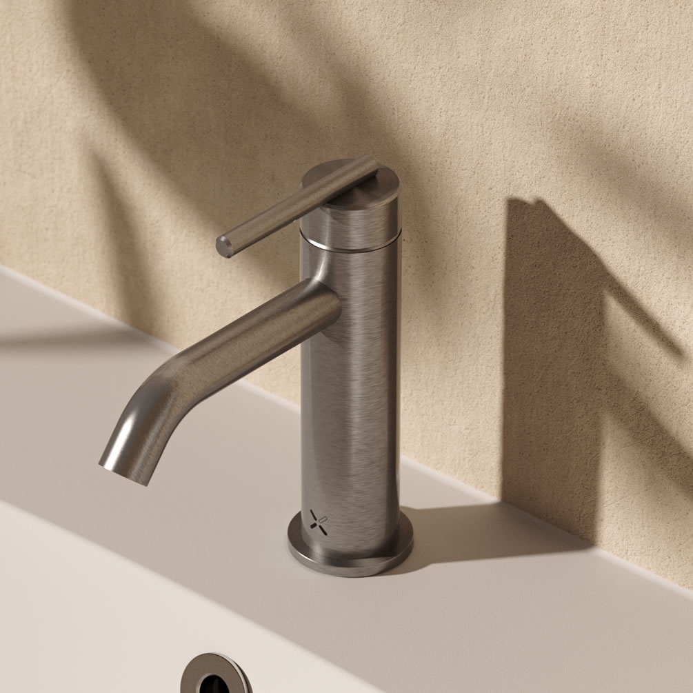 Lifestyle image of Crosswater 3ONE6 Lever 316 Stainless Steel Basin Monobloc