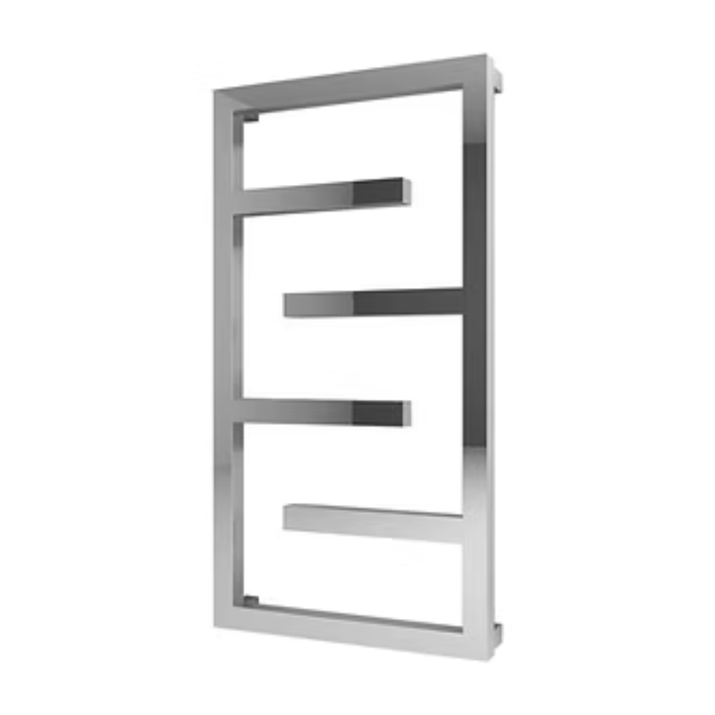 Product cut out image of the Radox Aztec 915mm x 500mm Chrome Designer Electric Towel Rail