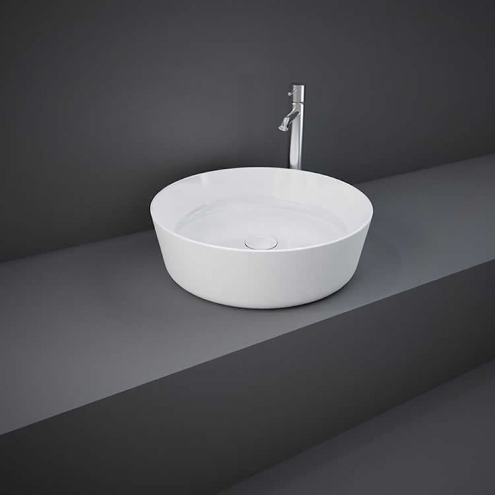 Photo Of RAK Feeling Matt White 420mm Round Countertop Basin