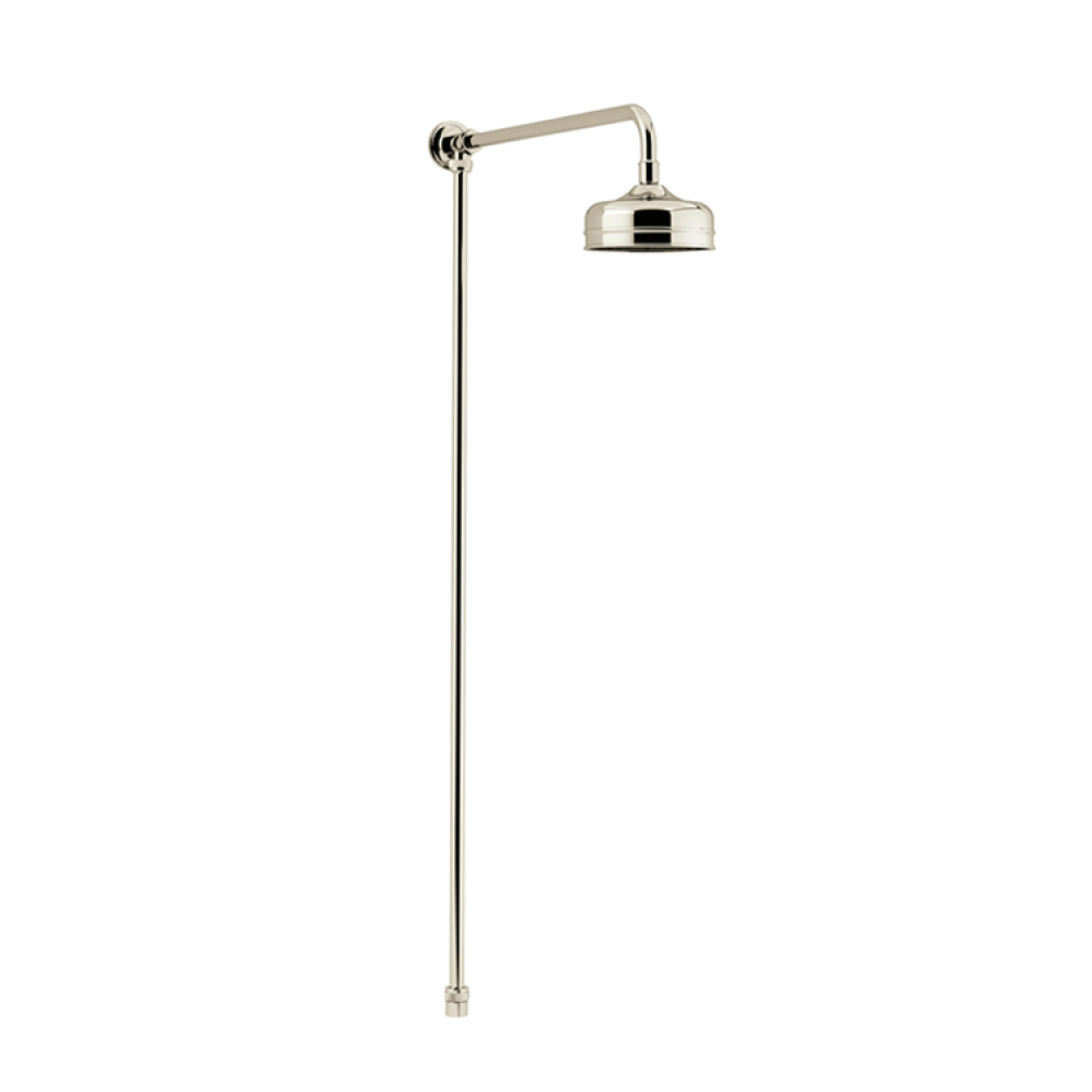 Photo of Heritage Vintage Gold Fixed Shower Kit With Rose
