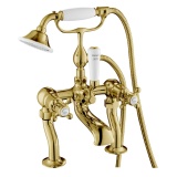 JTP Grosvenor Cross Deck Mounted Bath Shower Mixer With Kit