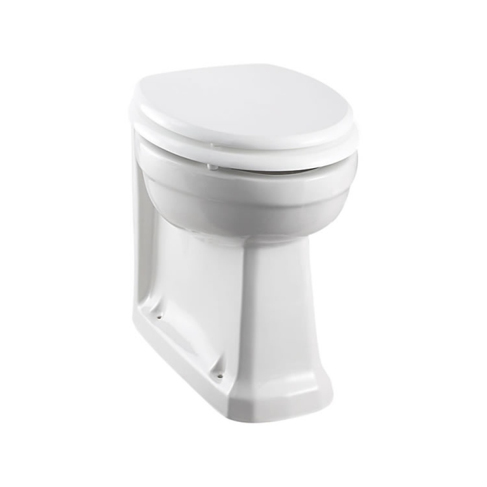 Product Cut out image of the Burlington Rimless Back to Wall Toilet