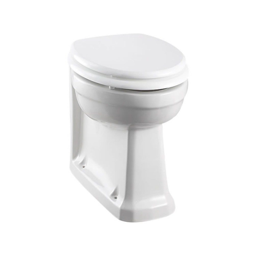 Product Cut out image of the Burlington Rimless Back to Wall Toilet