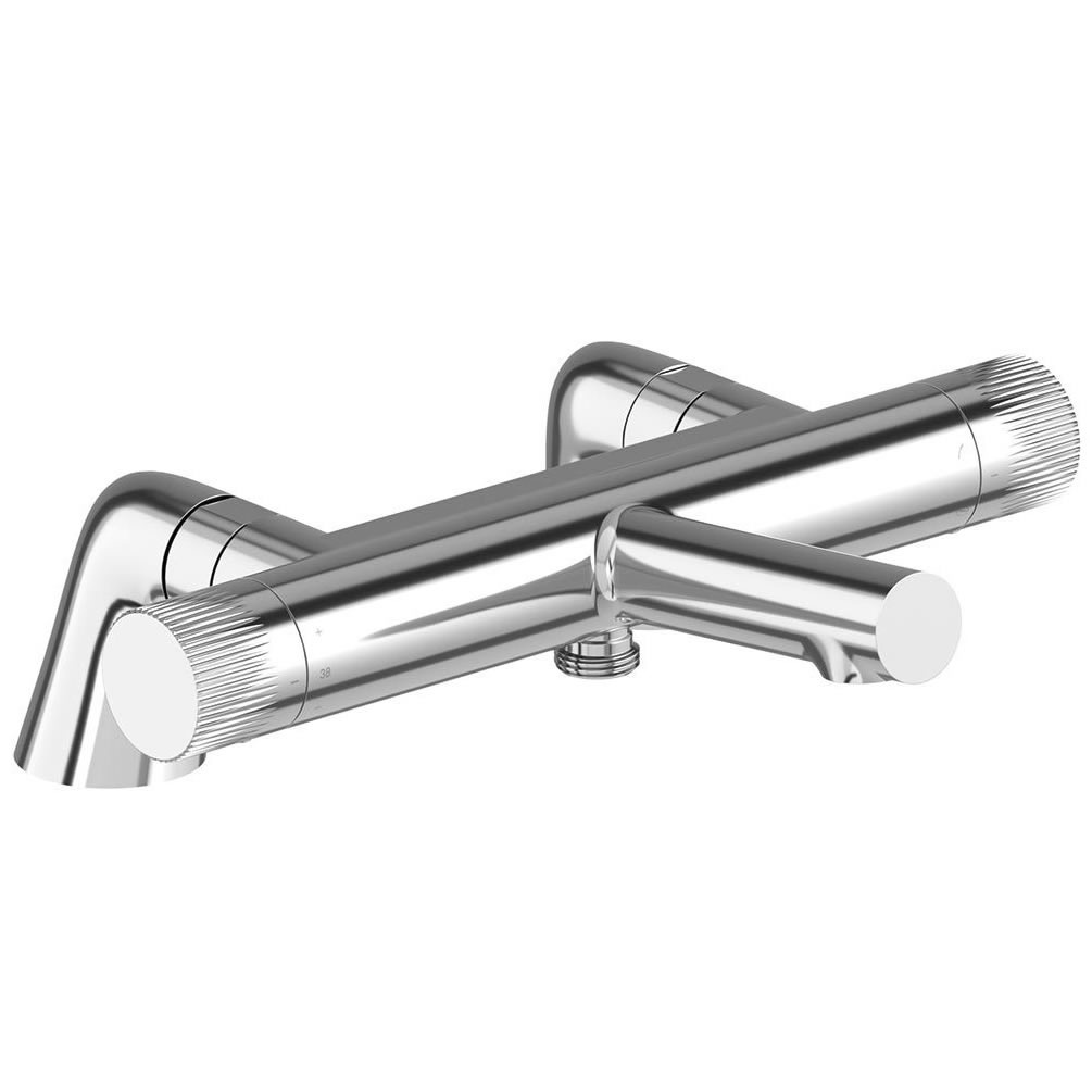 Vado Safari Leverless Chrome Exposed Thermostatic Deck Mounted Bath Shower Mixer