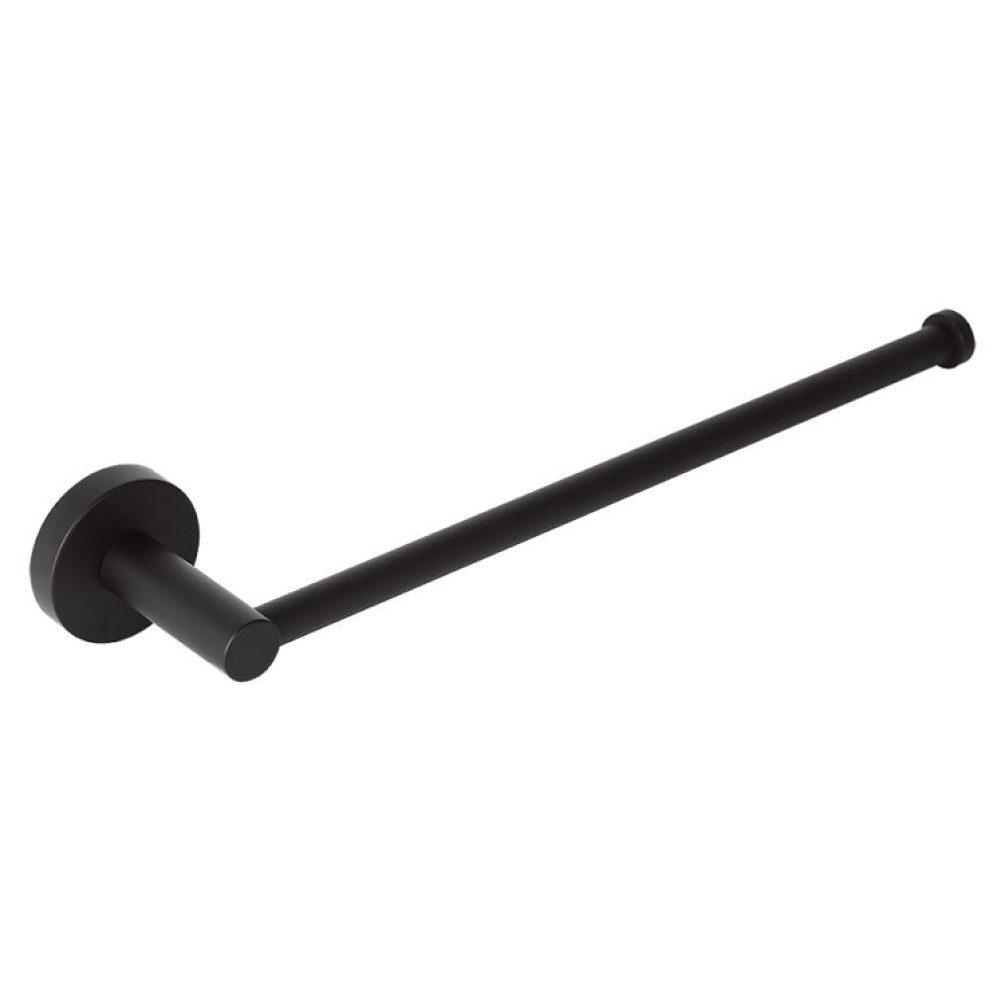 Product Cut out image of the JTP Vos Matt Black Towel Bar