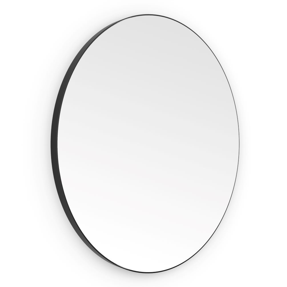 Cut out image of Origins Living Oslo Round 600mm Black Mirror