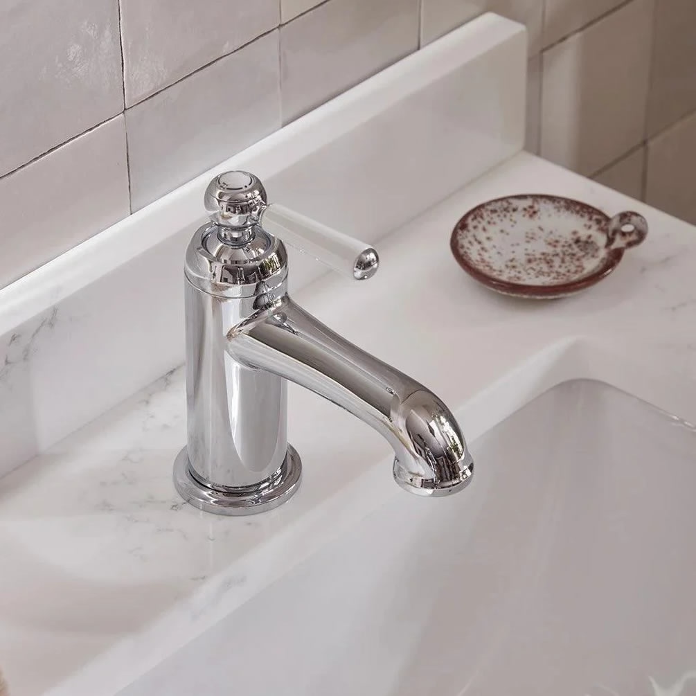 Tavistock Lansdown Chrome Mono Basin Mixer With Click Waste - Lifestyle Image 1
