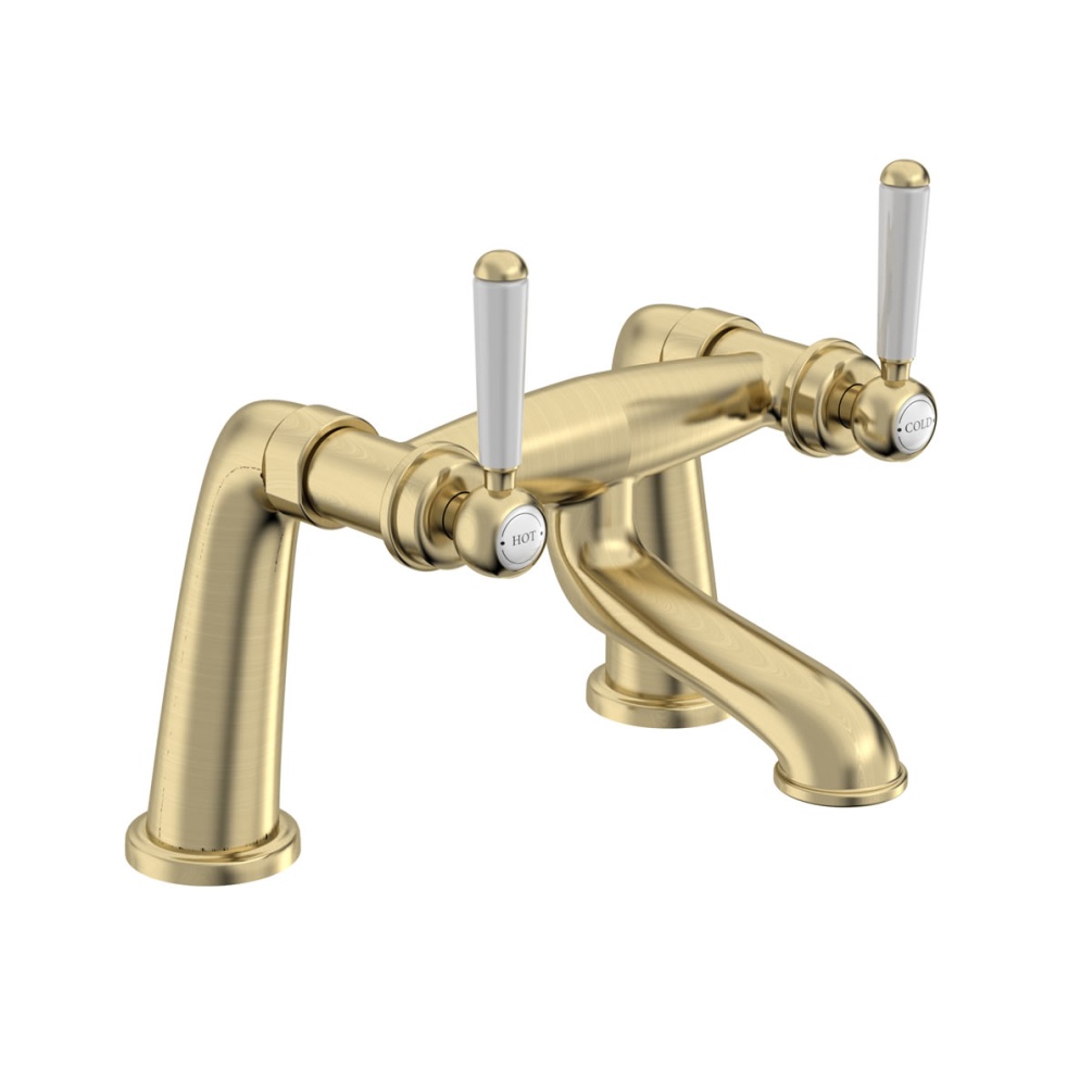 Tavistock Lansdown Brushed Brass Bath Filler