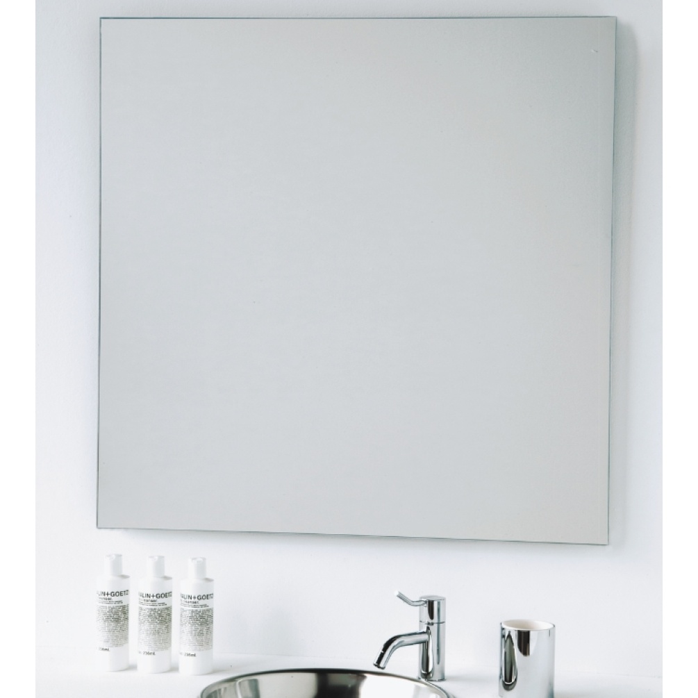 Product Lifestyle image of the Origins Living Slim 800mm Square Mirror