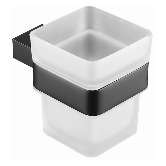 Image of The White Space Legend Black Tumbler and Holder