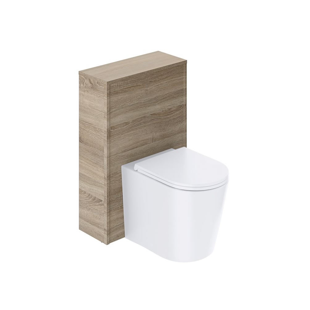 Vado Safari Natural Oak Back To Wall WC Unit - Image 1