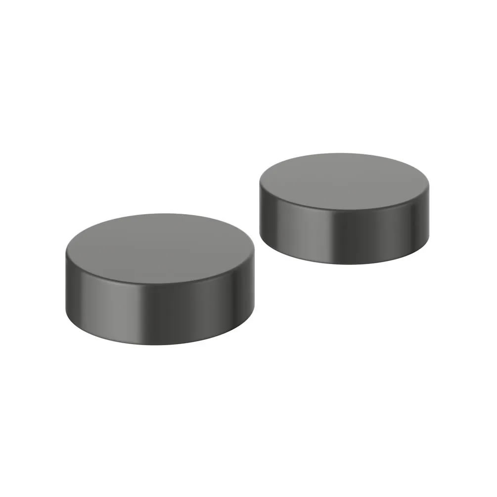 Vado Muse Pewter Towel Rail Cover Caps