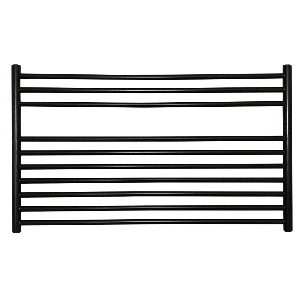 Cut out image of the The Sussex Range by JIS Newick 600mm x 1000mm Black Electric Towel Rail