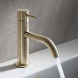Photo of Crosswater MPRO Brushed Brass Basin Monobloc