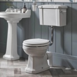 Lifestyle image of the Tavistock Vitoria Low Level WC, Cistern & Seat