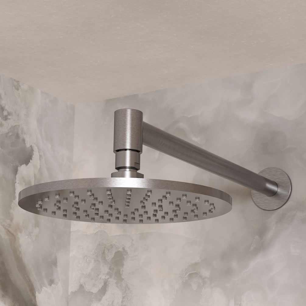 Lifestyle image of Crosswater 3ONE6 316 Stainless Steel 200mm Round Shower Head