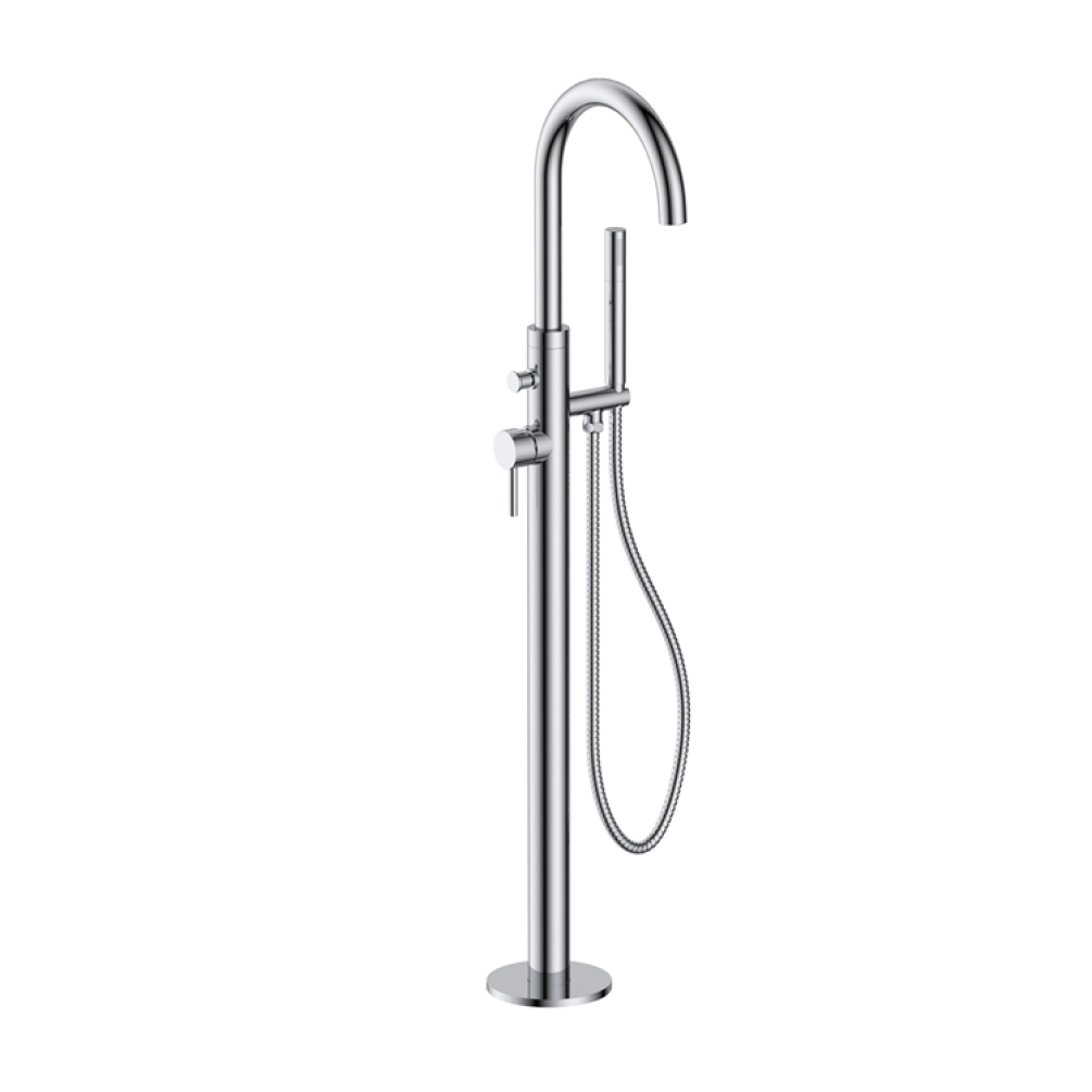 Photo of JTP Florence Chrome Floorstanding Bath Shower Mixer Cutout