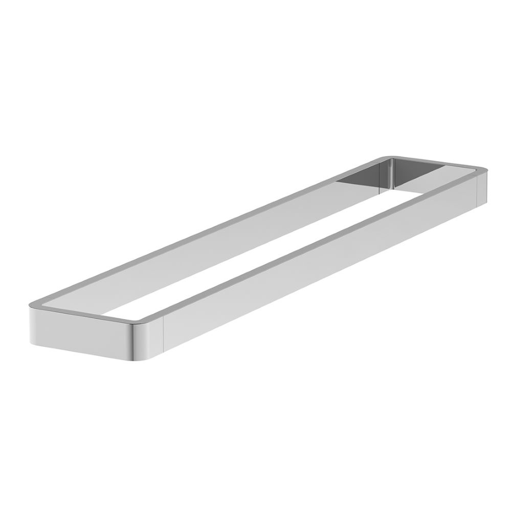 Cut out image of Vado Cameo Muse Chrome Wall Mounted 600mm Towel Bar or Shelf Frame