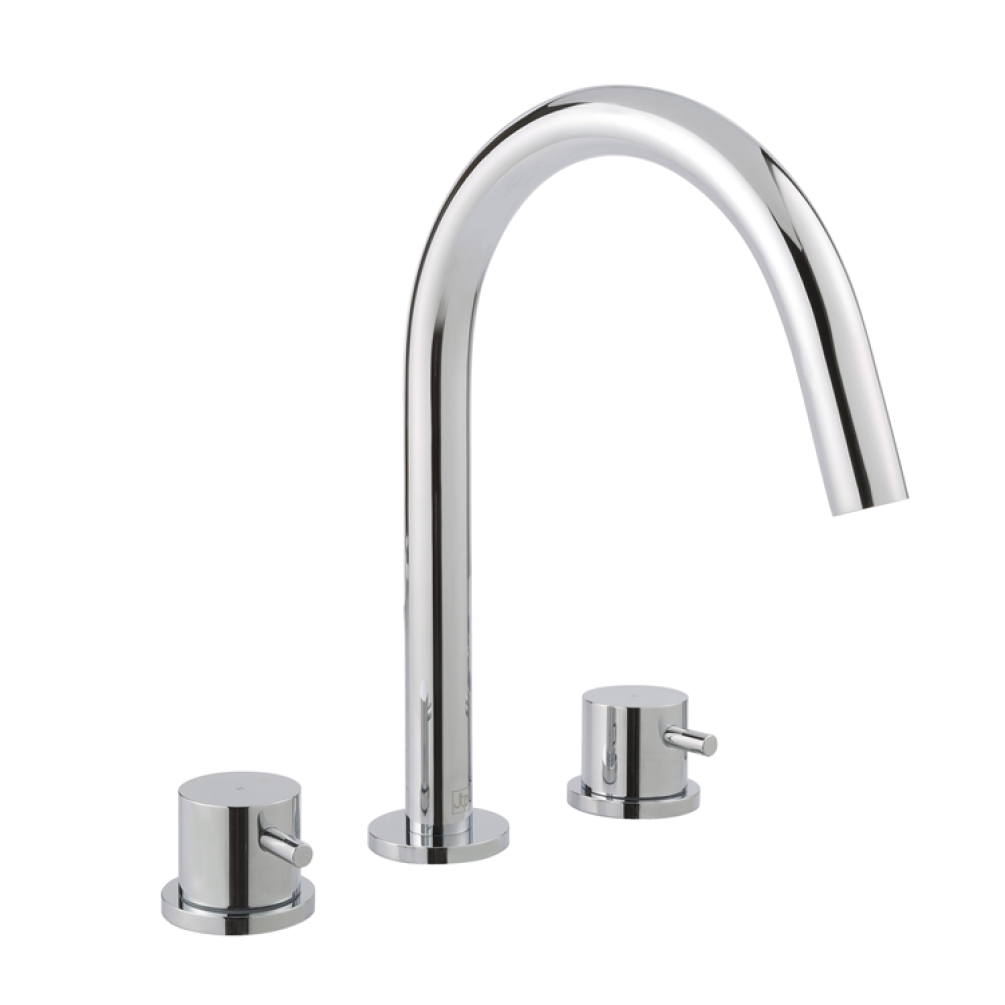 Photo of JTP Florence Chrome 3 Tap Hole Bath Filler Cutout