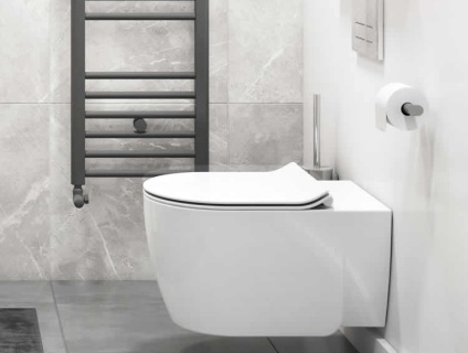 Lifestyle Photo of Crosswater Kai X Wall Hung WC & Thin Soft Close Seat
