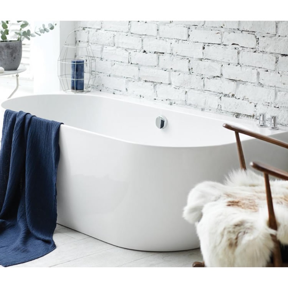 Waters Natura Loche 1660mm Back-To-Wall Bath Image