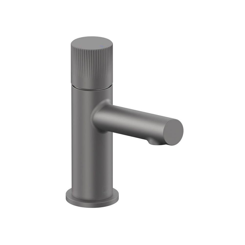 Vado Safari Leverless Fluted Pewter Mini Mono Basin Mixer