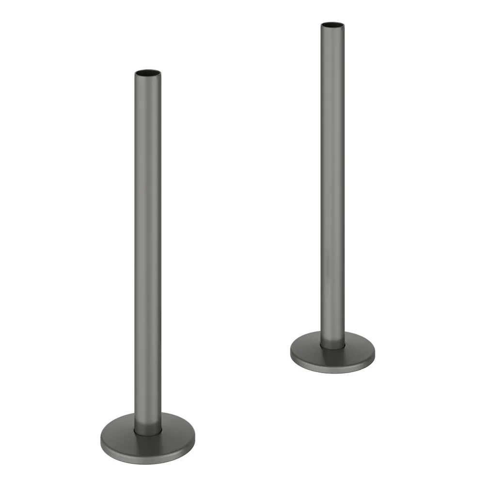 Vado Muse Pewter Towel Rail Pipe Sleeving Kit