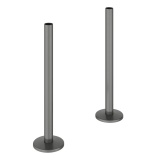 Vado Muse Pewter Towel Rail Pipe Sleeving Kit