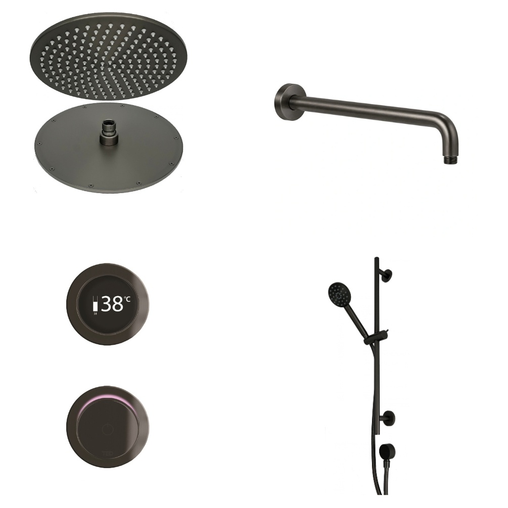 Ted Togo Gunmetal Ring Valve Wall Arm Cut Out