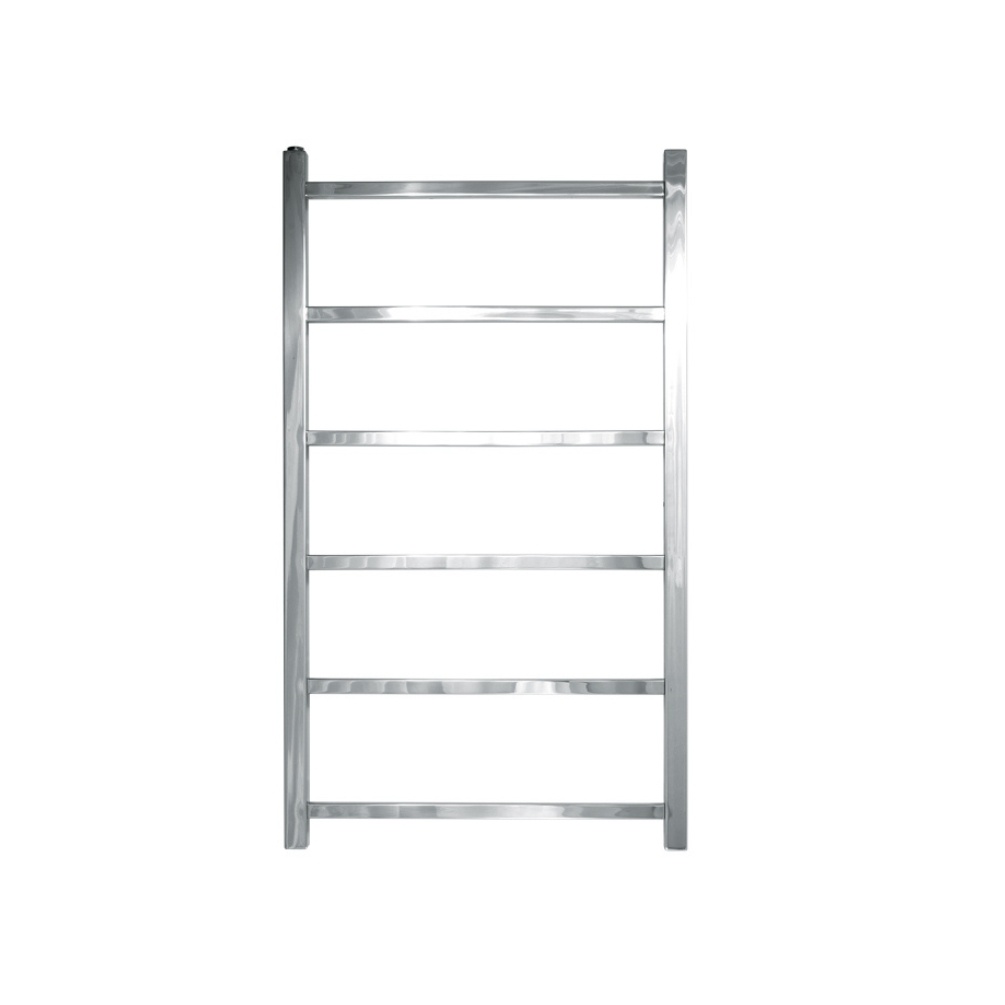 Cut out image of the The Sussex Range by JIS Brunswick 900mm x 520mm Polished Stainless Steel Heated Towel Rail