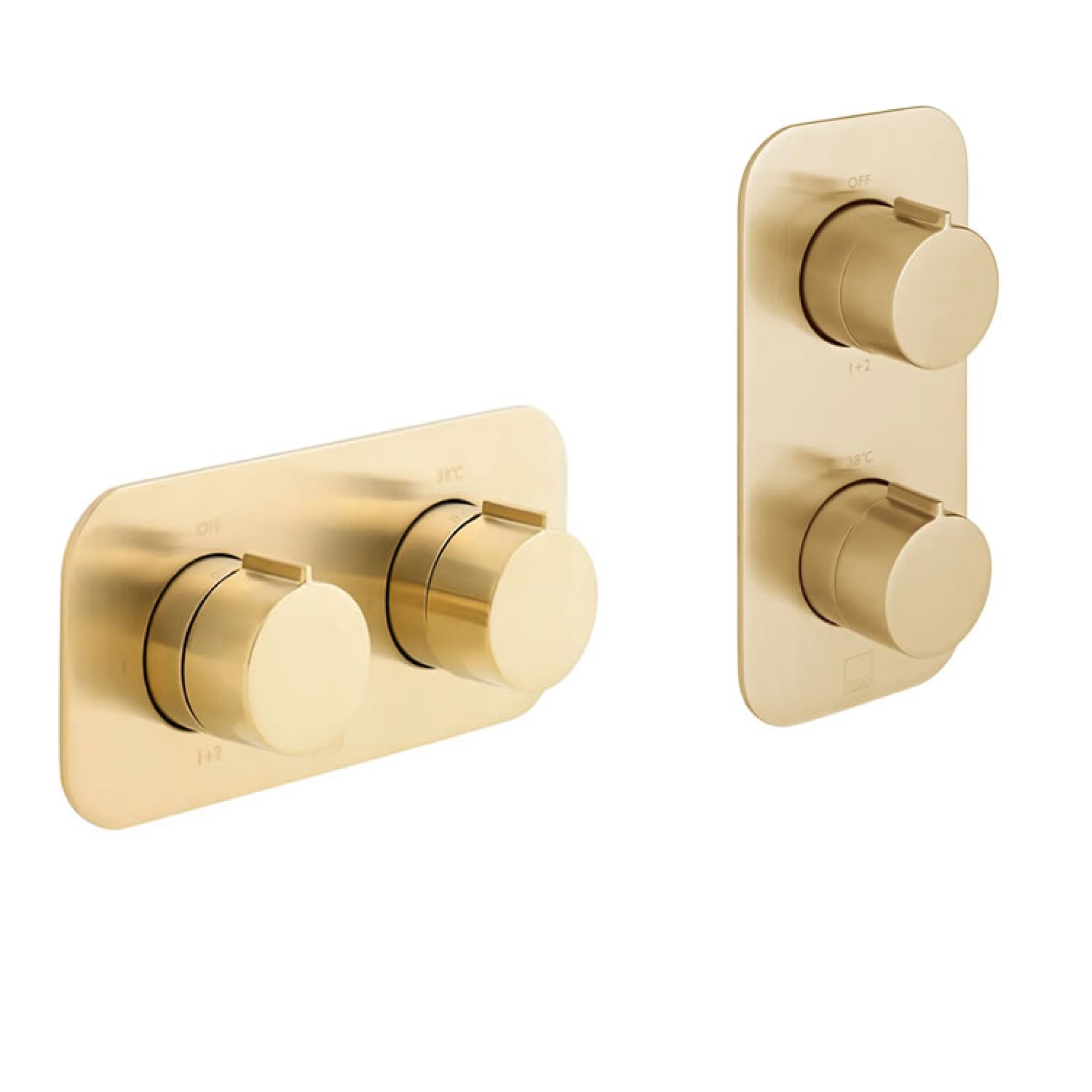 Vado Individual Altitude Gold 2Way Shower Valve Sanctuary Bathrooms
