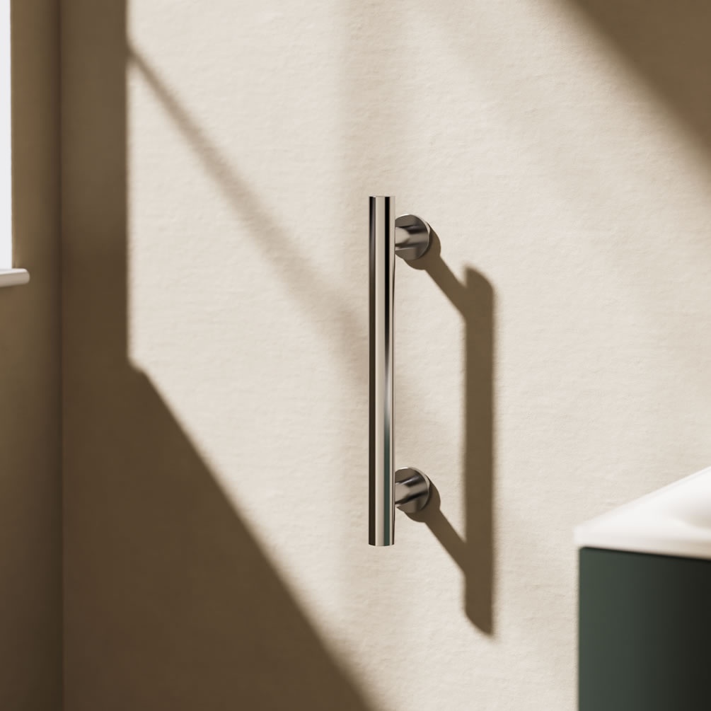 Lifestyle image of Crosswater Chrome 400mm Grab Bar