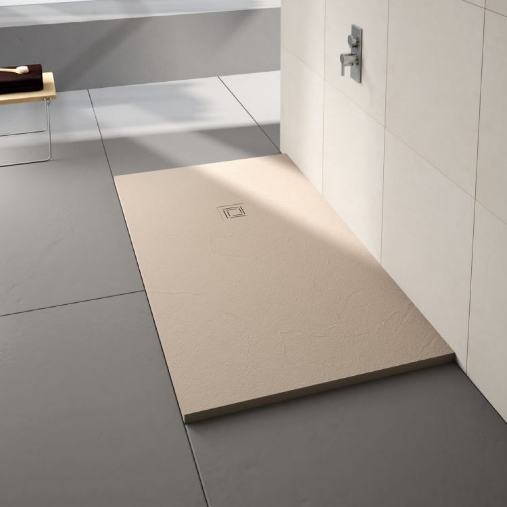 Merlyn Truestone Sandstone 1000 x 800mm Rectangle Shower Tray