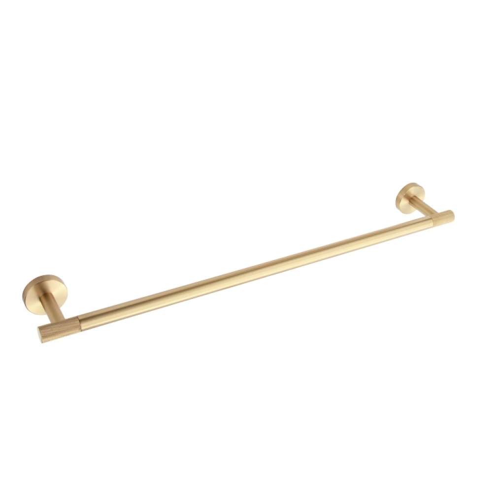 Photo of Origins Living Turner Towel Rail in Brushed Brass