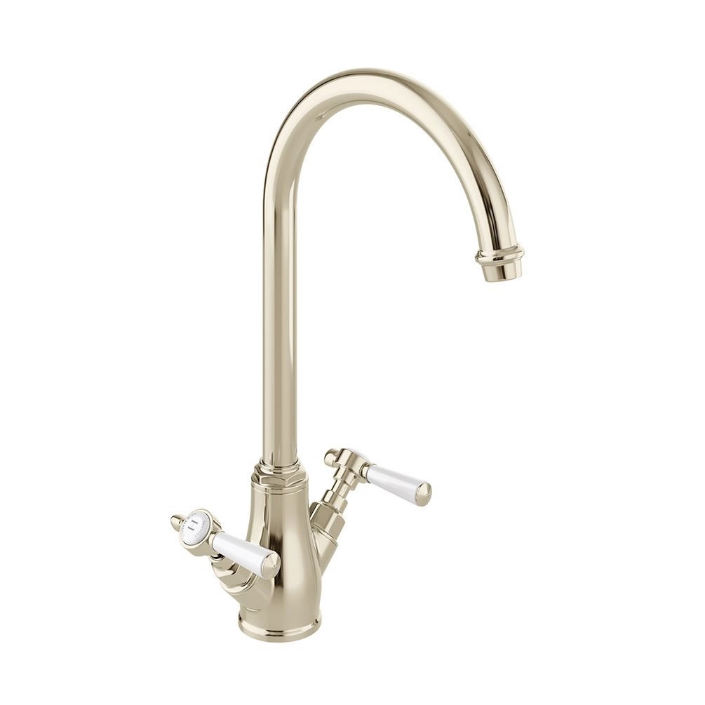 Booth & Co. Axbridge Lever Nickel Kitchen Mixer