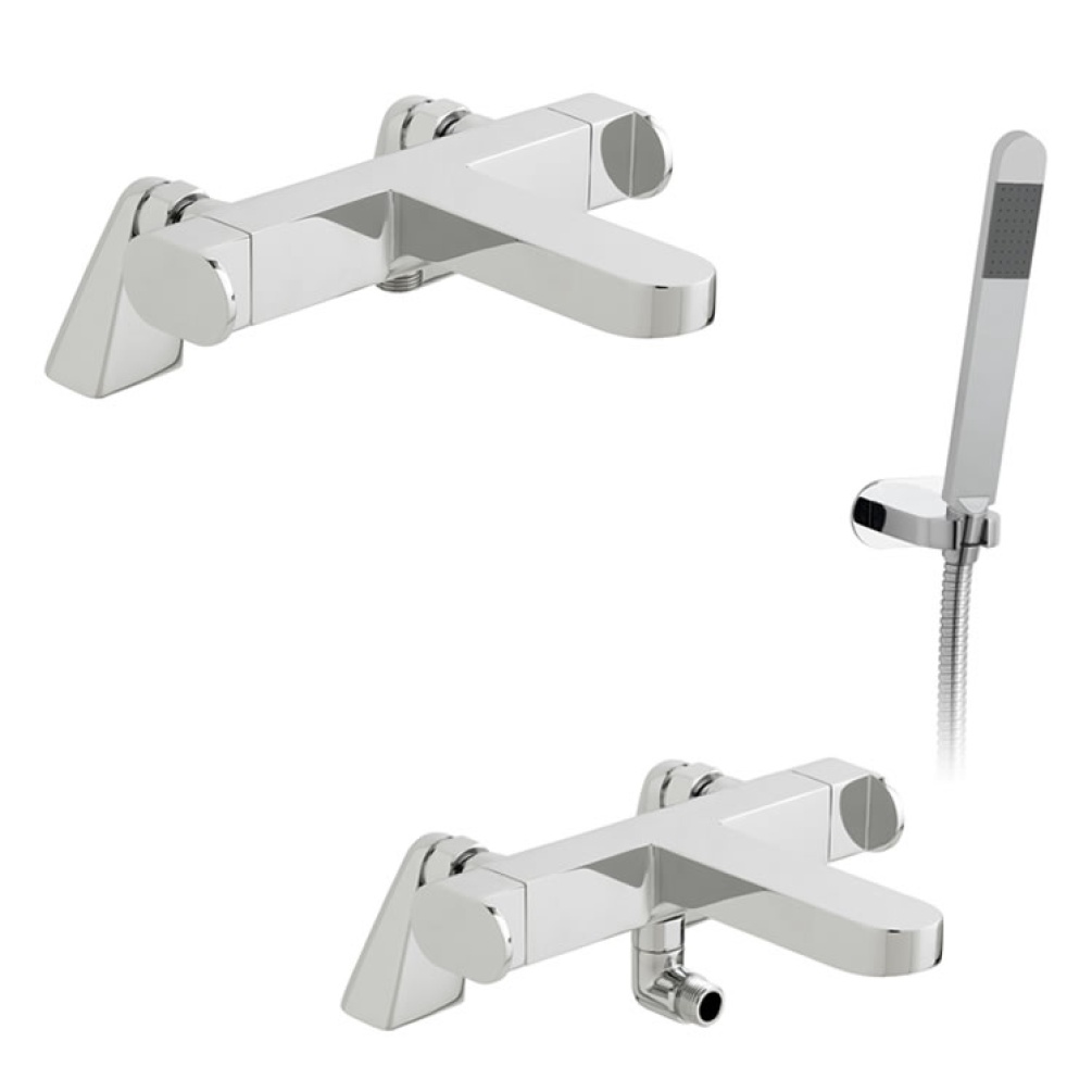 Cutout image of Vado Life Deck-Mounted Thermostatic Bath Mixer &  Shower Handset