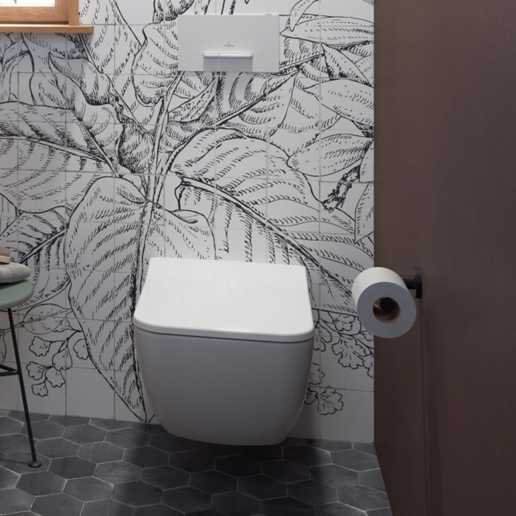 Lifestyle image of Villeroy & Boch Venticello Wall-Hung Toilet