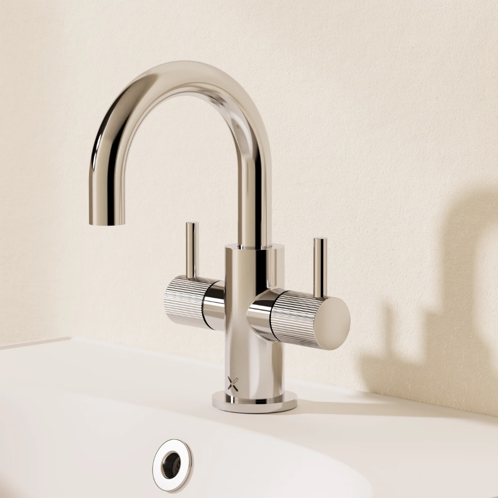 Crosswater MPRO Flute Chrome Mini Monobloc Basin Tap Lifestyle