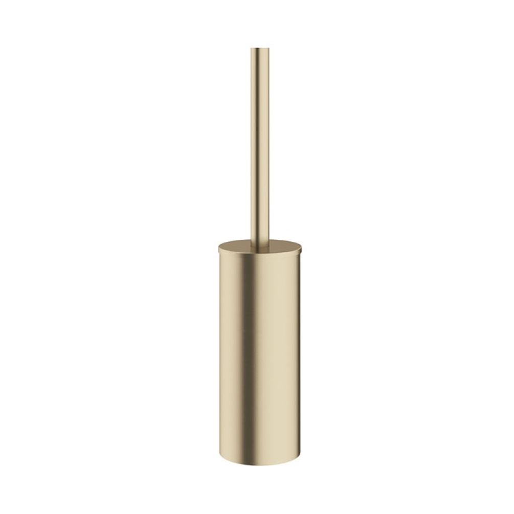 Product Cut out image of the Crosswater MPRO Brushed Brass Toilet Brush Holder