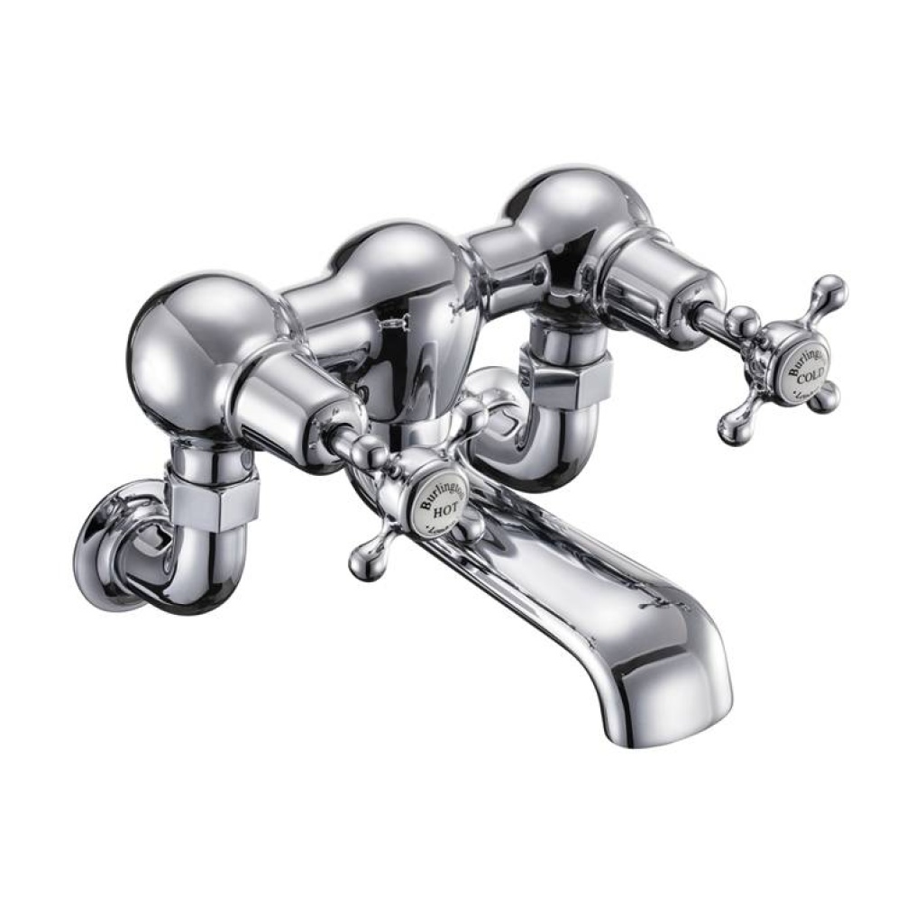 Product Cut out image of the Burlington Claremont Wall Mounted Bath Filler