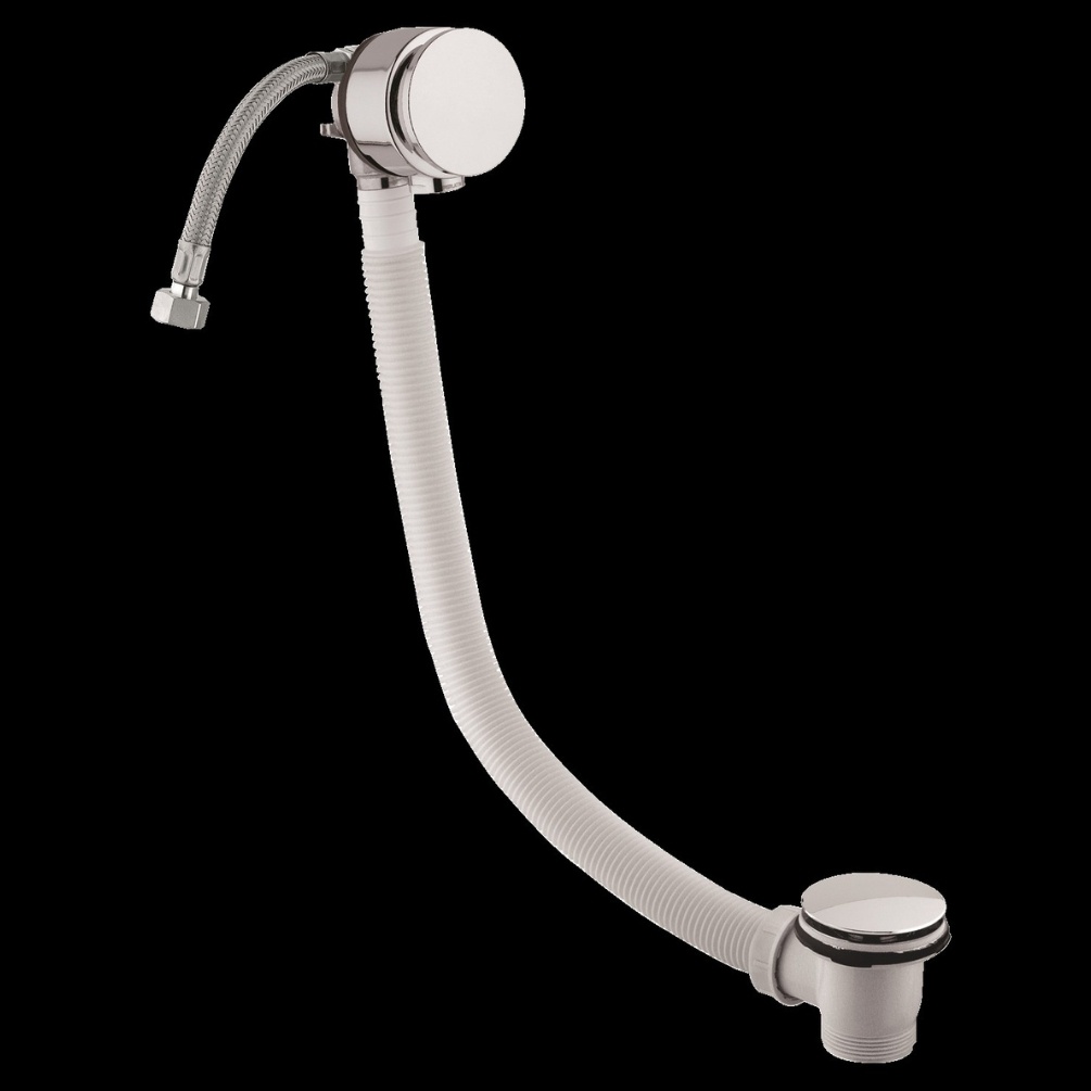 JTP Chrome Bath Exofil & Click Clack Waste Cut Out