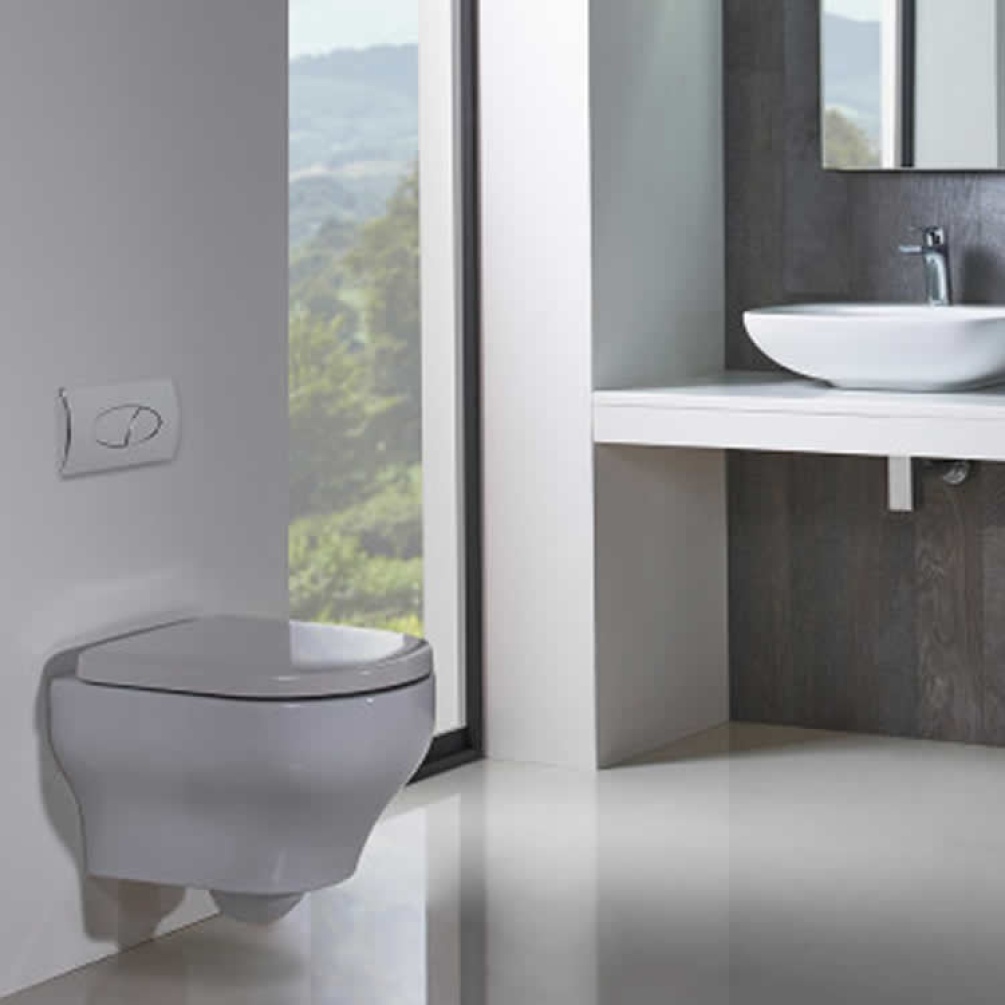 Roper Rhodes Note 500mm Wall Hung WC & Soft Close Seat