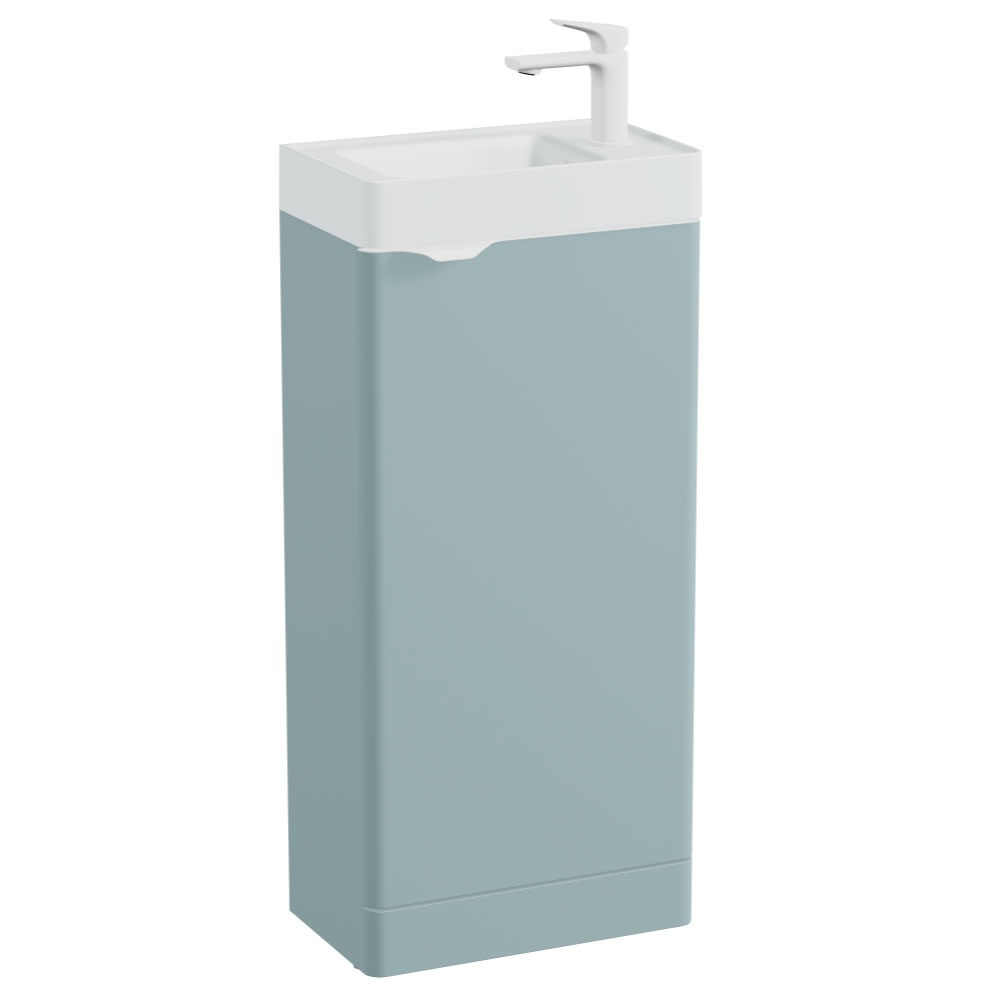 Vado Cameo 400mm Floorstanding Vanity Unit & Arctic White Basin - Right Hand