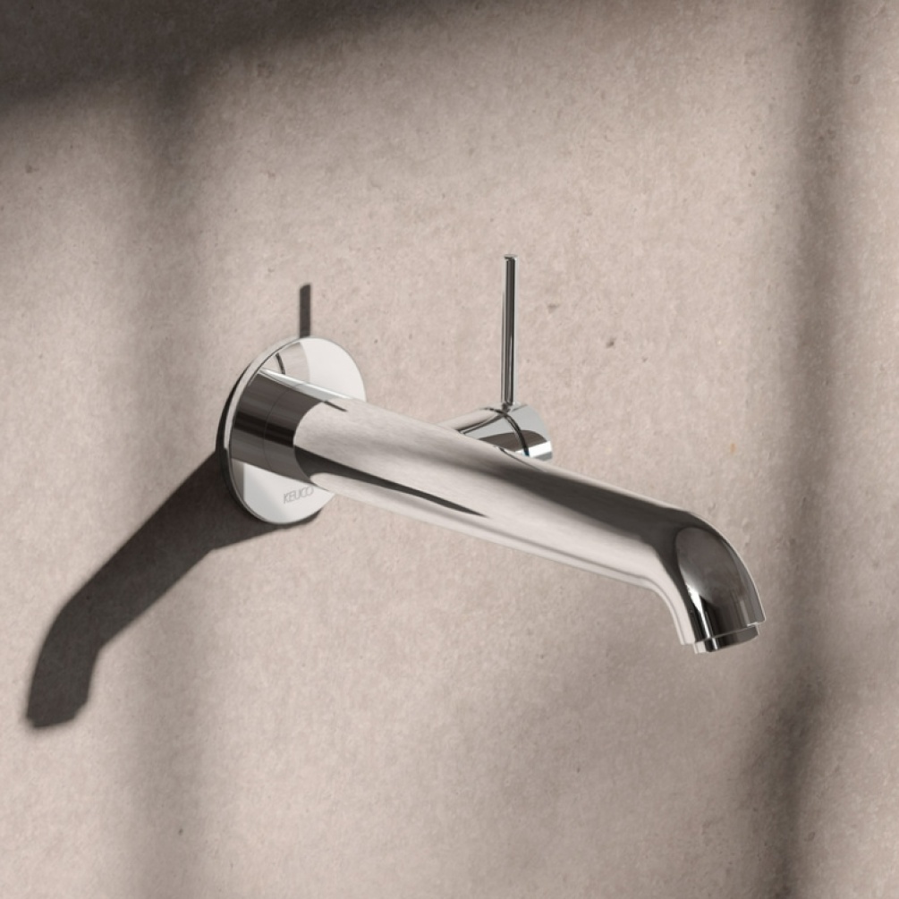 Close up product image of Keuco IXMO Soft Wall Mounted Single Lever Basin Mixer 59516 011201/59516 371201