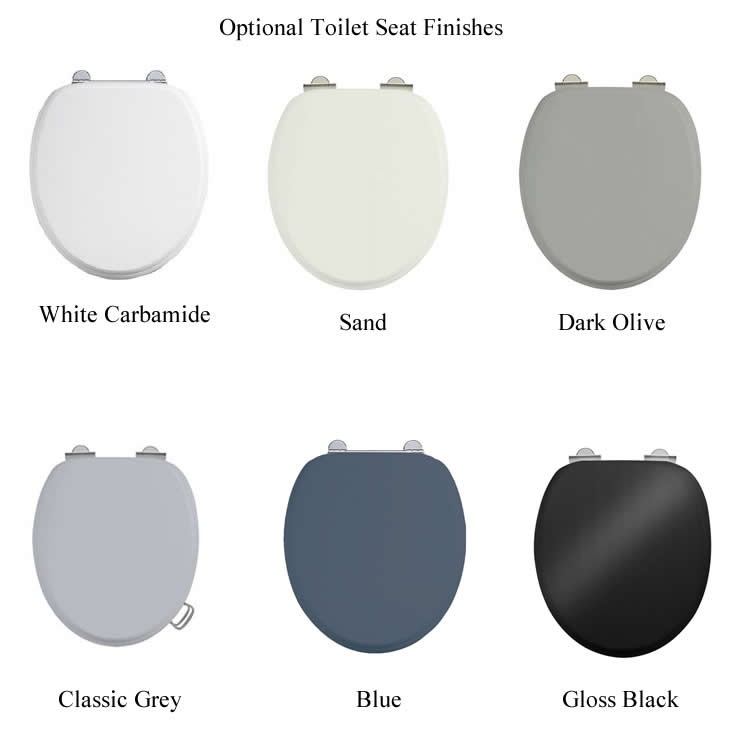 Burlington Medium Slimline WC with Lever Cistern Sanctuary Bathrooms