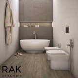 Photo Of RAK Feeling Matt White Rimless Back To Wall WC
