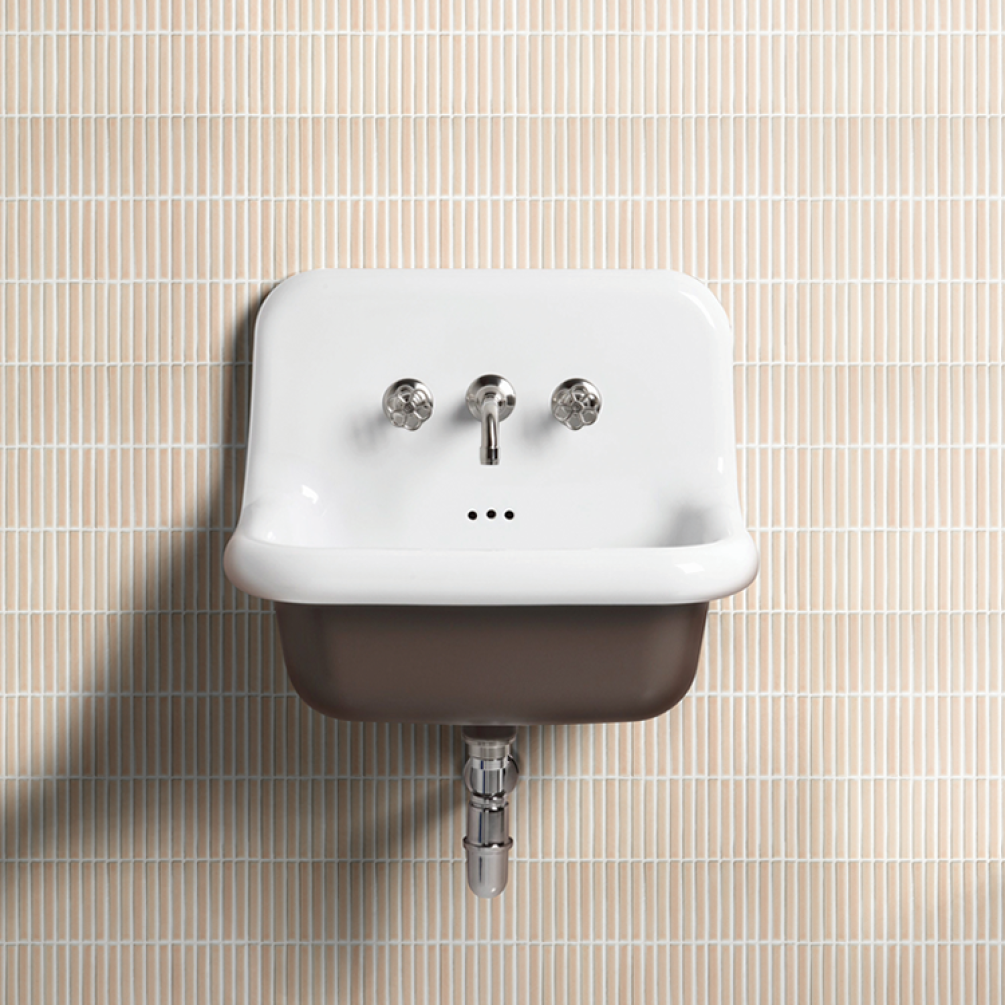 Lifestyle Photo of Ca' Pietra Bamboo Blush Porcelain Gloss Mosaic Tiles