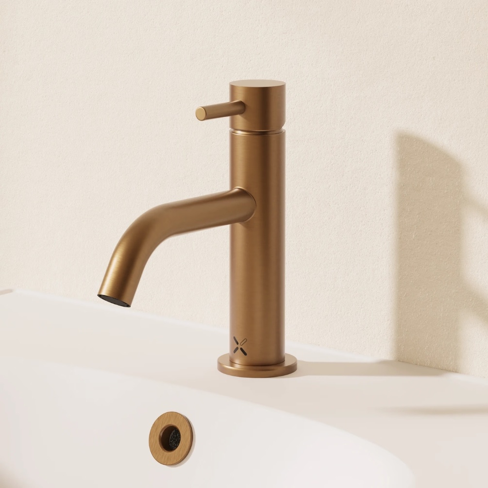 Crosswater MPRO Brushed Bronze Basin Monobloc Lifestyle 1