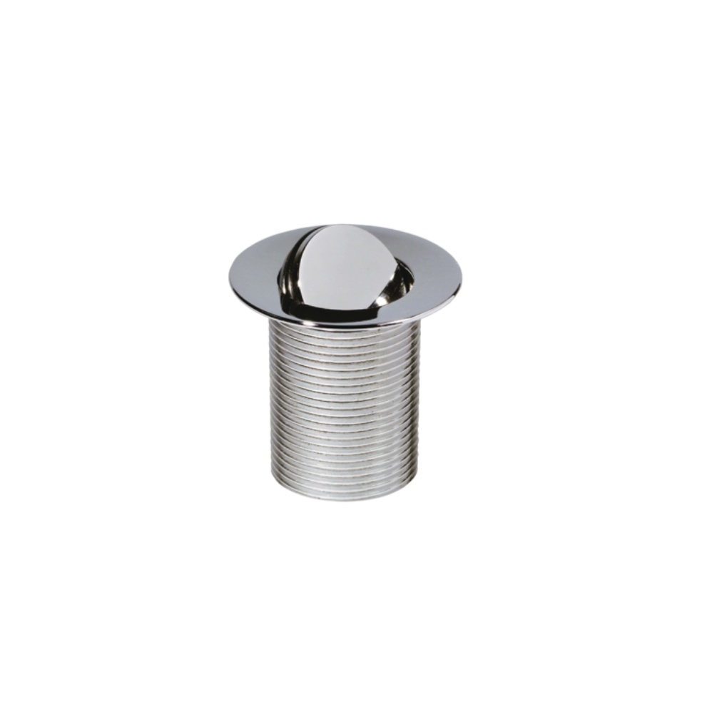 JTP Chrome Unslotted Flip Top Basin Waste Cut Out