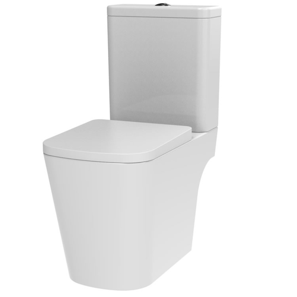 Cut Out Image of The White Space Anon Rimless Close Coupled WC (Open Back)
